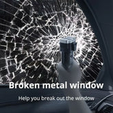 🔦 High-Power LED Torch Light – Rechargeable Flashlight With Tactical Hammer & Power Bank (With Box, Random Color)